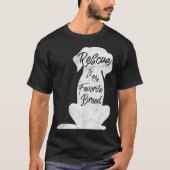 レスキューが私の一番好きな犬種デザイン Tシャツ (正面)
