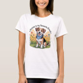 レスキューが私の一番好きな犬種Tシャツ Tシャツ (正面)