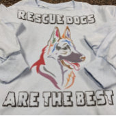 レスキューは最高 - ドイツ牧羊犬 トライブレンドTシャツ