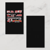 レスキューカッコいい消防車ボーイズ消防士 名刺 (正面/裏面)