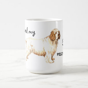 レスキュークランバースパニエル犬 コーヒーマグカップ