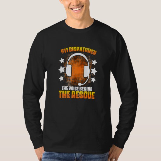 レスキューディスパッチャー911の声 Tシャツ (正面)