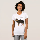 レスキューブリュッセルグリフォン Tシャツ (正面フル)