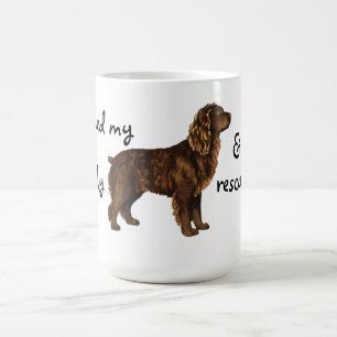 レスキューボイキンスパニエル犬コーヒーマグ コーヒーマグカップ