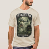 レスキュー失敗 メンズTシャツ Tシャツ (正面)