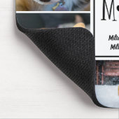 レスキュー母ブラックポープリントフォトコラージュ マウスパッド (コーナー)