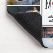 レスキュー母レッドポープリントフォトコラージュ マウスパッド (コーナー)