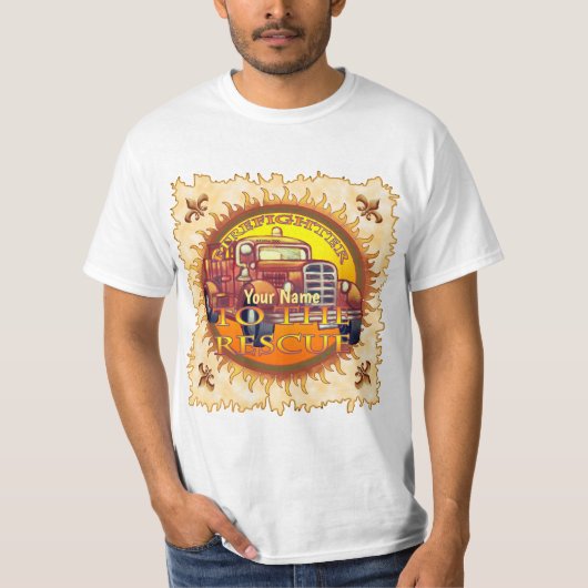 レスキュー消防士Tシャツ Tシャツ (正面)