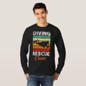 レスキュー潜水救助乗務員スキューバ Tシャツ (正面フル)