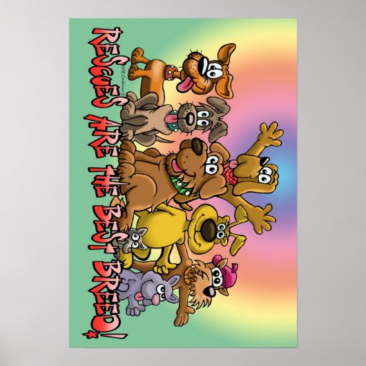 レスキュー犬が最高の種だ! ポスター (正面)