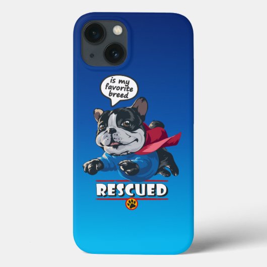 レスキュー犬が私の一番好きな犬種 | Case-Mate iPhoneケース (裏面)