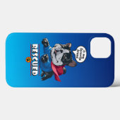 レスキュー犬が私の一番好きな犬種 | Case-Mate iPhoneケース (裏面 (横))