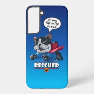レスキュー犬が私の推し犬種   SAMSUNG GALAXY S22+ケース