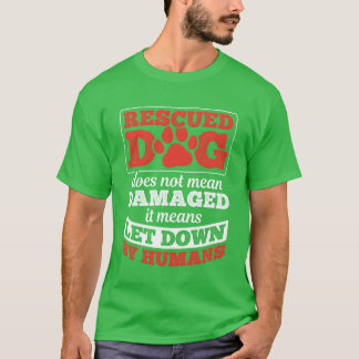 レスキュー犬レスキュー犬の友人ヴィンテージ Tシャツ