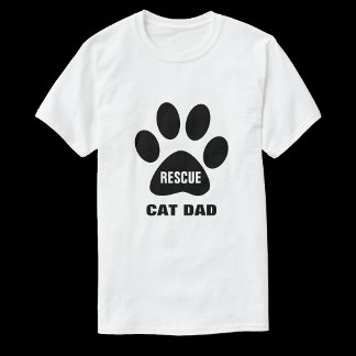レスキュー猫パパTシャツ Tシャツ