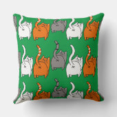 レスキュー猫ペット猫アクセサリーとギフト クッション (裏面)