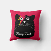 レスキュー猫ペット猫アクセサリーとギフト クッション (裏面)