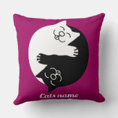 レスキュー猫ペット猫アクセサリーとギフト クッション (裏面)
