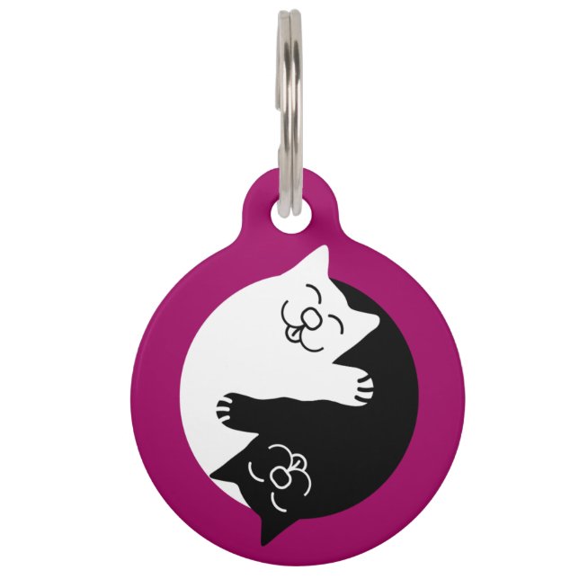 レスキュー猫ペット猫アクセサリーとギフト ペット　ネームタグ (正面)