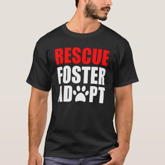 レスキュー育成動物のLovに動物のTシャツを採用 Tシャツ (正面)