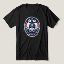 レスキュー退役軍人 海事救助 トライブレンドTシャツ