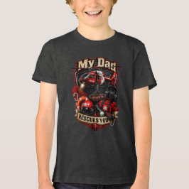 レスキュー隊員 トライブレンドTシャツ