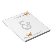 レスキュー・カナン・ドッグ ノートパッド (アングル)