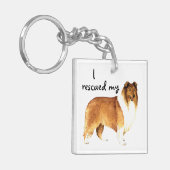 レスキュー・コリー キーホルダー (正面左)