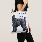 レスキュー・ブラック・テロシアのリア トートバッグ (クローズアップ)