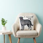 レスキュー・ブラック・ラボ クッション (椅子)