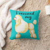 レスキュー・プードル クッション (ブランケット)