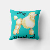 レスキュー・プードル クッション (裏面)