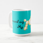 レスキュー・プードル コーヒーマグカップ (正面左)