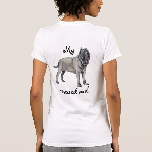 レスキュー・マスティノ Tシャツ (裏面)