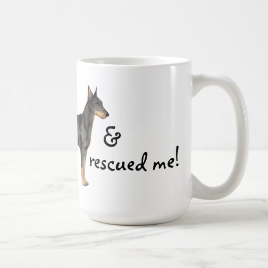 レスキュー・マンチェスター・テリア コーヒーマグカップ (右)