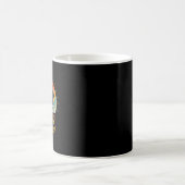 レスキュー ラブ ドッグ レトロ 日没 樹木 コーヒーマグカップ (中央)