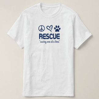 レスキュー "1 人ずつ救う" Tシャツ