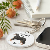 レスキューBernese Mountain Dog キーホルダー (正面右)