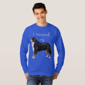 レスキューBernese Mountain Dog Tシャツ (正面フル)