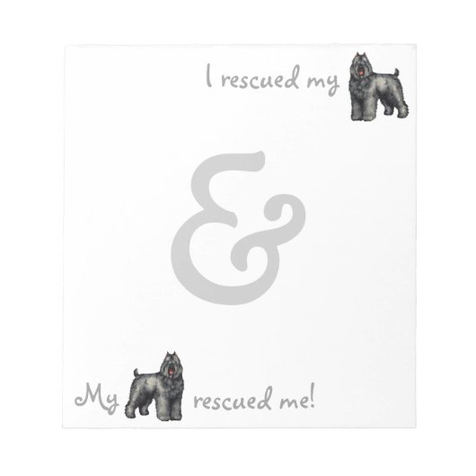 レスキューBouvier ノートパッド (正面)