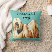 レスキューLhasa Apso クッション (ブランケット)