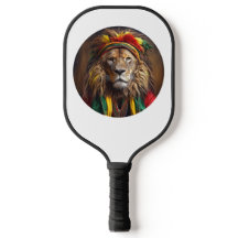 レスタファリア風の服装をした雄ライオン