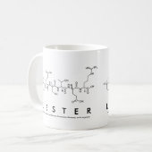 レスターペプチド名mug コーヒーマグカップ (正面左)