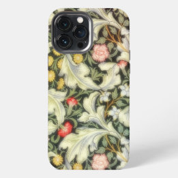 レスターヴィンテージグリーンフローラ iPhone 13 PRO MAXケース