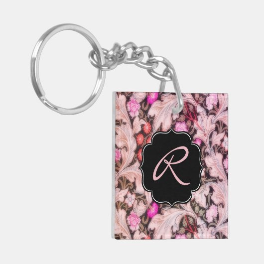 レスターヴィンテージフローラカスタムとモノグラム キーホルダー (正面左)