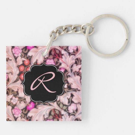 レスターヴィンテージフローラカスタムとモノグラム キーホルダー (裏面)