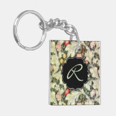 レスターヴィンテージフローラカスタムとモノグラム キーホルダー (正面左)