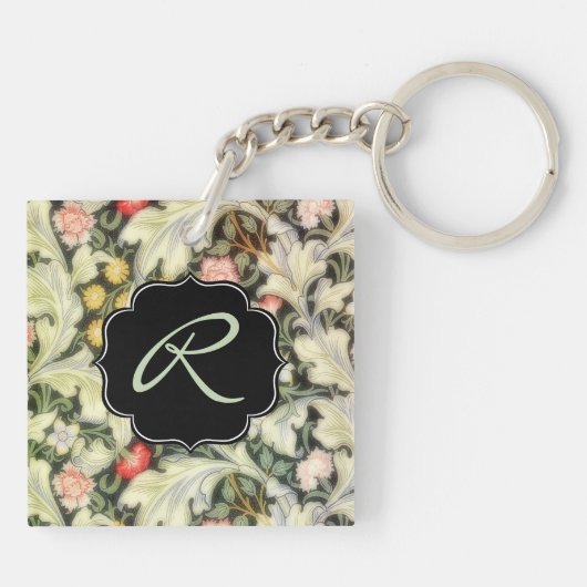 レスターヴィンテージフローラカスタムとモノグラム キーホルダー (裏面)