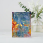 レスター広場アットナイトバイモネ葉書 ポストカード (スタンド正面)