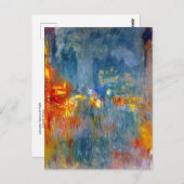 レスター広場アットナイトバイモネ葉書 ポストカード (正面/裏面)